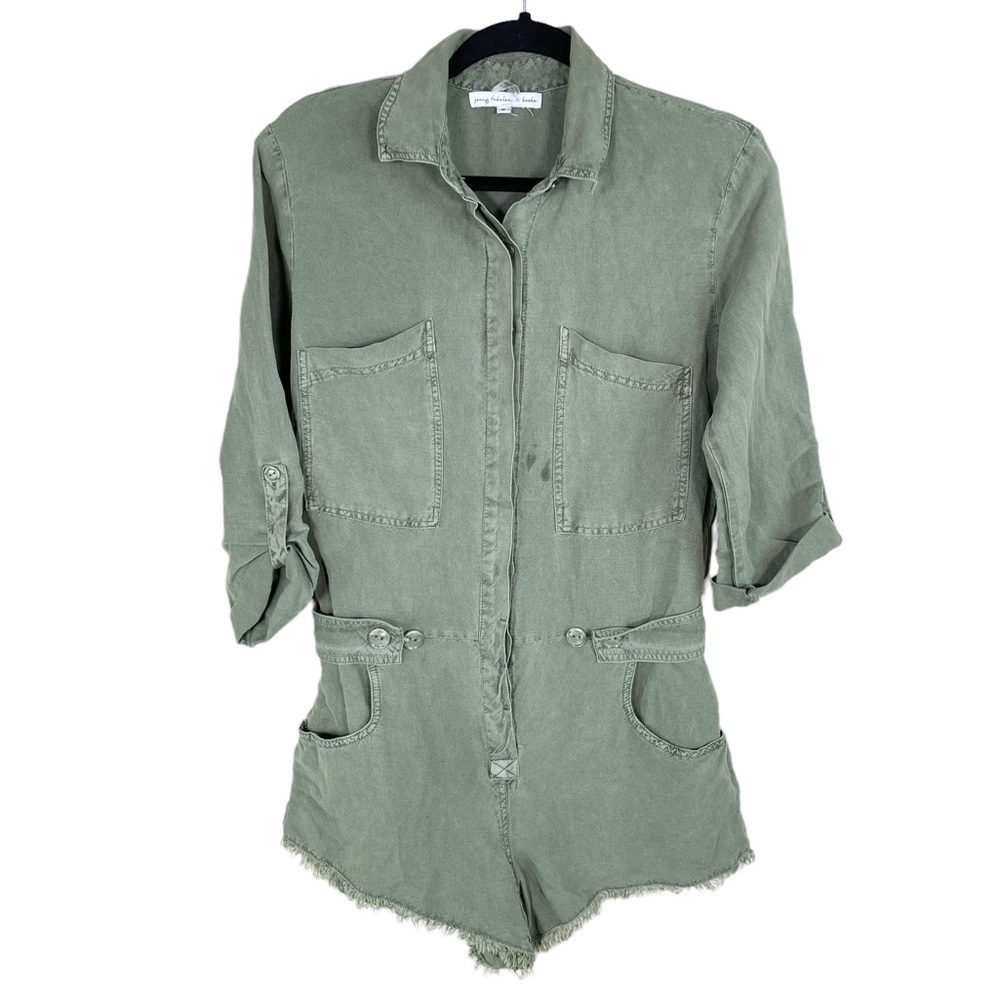 Young Fabulous & Broke River Run Raw Hem Romper - Picture 3 of 11